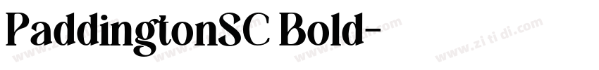 PaddingtonSC Bold字体转换 PaddingtonSC Bold字体转换